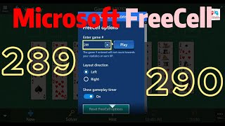 Mastery Unleashed: FreeCell Levels 289 & 290 Demystified