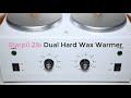 DUAL PROFESSIONAL HARD WAX WARMER 2LB | STARPIL WAX