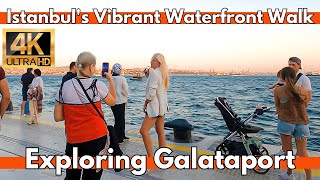 Exploring Galataport: Istanbul's Vibrant Waterfront Walking Tour | 4K UHD 60FPS | 17 SEPTEMBER 2023