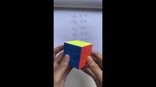 How to Solve Rubik’s cube (triplet pattern) #shorts #rubikscube