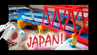 We Love Japan! 🇯🇵😍 Plarail Tomy Shinkansen, Tomica Station, and Shu Todoroki from Disney Cars! 🚄🏎️