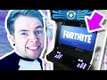 WORLD'S FIRST FORTNITE ARCADE MACHINE!!! WORLD'S FIRST FORTNITE ARCADE MACHINE!!!