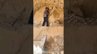 Use The Bench - Cut Method for Manual Earthen Cave Excavation