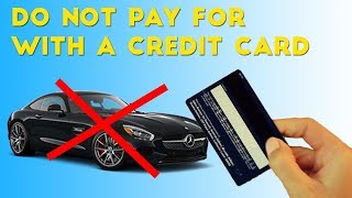 5 Things you SHOULD NOT use a CREDIT CARD for (feat: Ask Sebby)