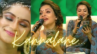 Rimi Tomy Singing Kannalane  Ar Rahman  Ks Chithra  Bombay