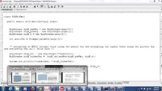 Java Code for RSA Encryption and Decryption