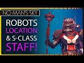 How to Find the Autophage Robot Race & Get an S-Class Staff! in No Man's Sky Echoes Update