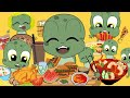 #kvakaanimation 애니먹방 | SATISFYING MUKBANG collection | Eating show animation #animated #food