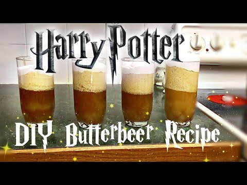 DIY Easy Non-Alcoholic Butterbeer | Harry Potter Recipe DIY Easy Non-Alcoholic Butterbeer | Harry Potter Recipe