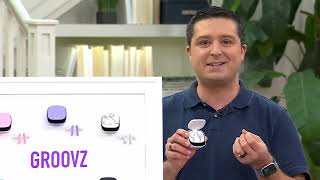 Groovz True Wireless In-Ear Earbuds with Charging Case on QVC