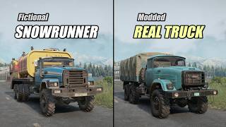 Snowrunner trucks vs Modded Real Life Trucks | Are they worth it