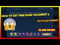 CLAIM NOW!! HOW TO GET FREE RARE FRAGMENT🔥 & BATTLE POINTS🔥? MOBILE LEGEND BANG BANG#