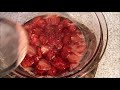 失敗しない　いちごジャムの作り方　　how to make strawberry jam