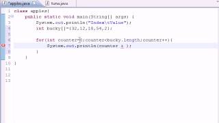 Java Programming Tutorial 28 Creating an Array Table