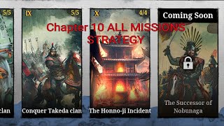 Great Conqueror 2 Shogun: Chapter 10 The Honno-ji Incident ALL MISSIONS STRATEGY