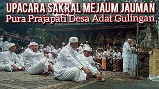 Upacara Sakral!!! Mejaum Jauman Ring Pura Prajapati Gulingan Macepuk Ida Sesuhunan Singgi Sanur