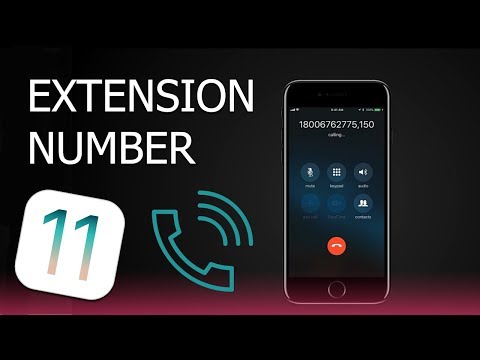 How to Call Extension Number on iPhone with iOS 11 How to Call Extension Number on iPhone with iOS 11
