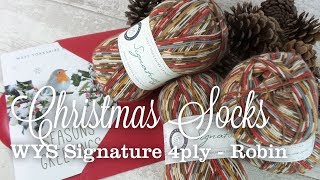 Christmas Sock Yarn - Free Knitting Pattern