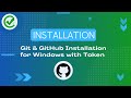 Techpro Education / Git & GitHub Installation for Windows with Token