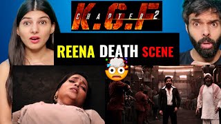 KGF CHAPTER 2 - ROCKYS WIFE REENA CLIMAX SCENE - Yash, Sanjay Dutt, Srinidhi, Raveena Kgf 2 Reaction