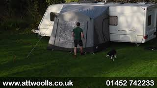 Telta Cloud 290 Air Awning Pitching & Packing (Real Time) Video