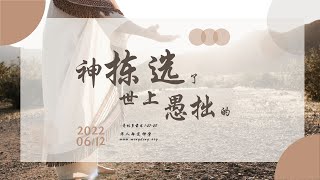 【LIVE】20220611【讲道】- 命定系列（三）：神拣选了世上愚拙的！ | 华人命定神学