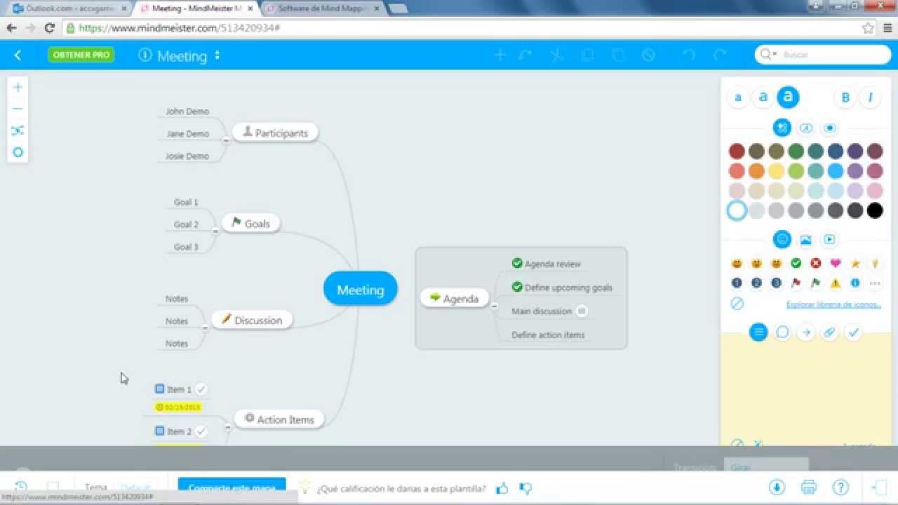 Como Crear Un Mapa Mental En MindMeister - YouTube