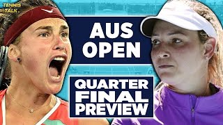 Aryna Sabalenka vs Donna Vekic | Australian Open 2023 Quarter Final | Tennis Talk Preview