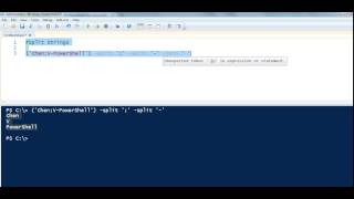 Split Strings Using PowerShell