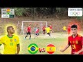 BRAZIL x SPAIN TOKYO 2020 FINAL OLYMPICS! FOOTBALL CHALLENGES ‹ Rikinho ›