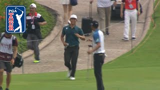 Whee Kim aces the par-3 15th hole at CIMB