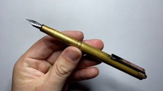 Traveler's Company Brass Fountain Pen - Six Years on