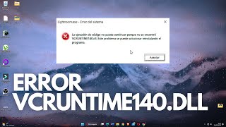 Solución al error Vcruntime140.dll en Windows | 4 posibles soluciones✅ 2023 ✅