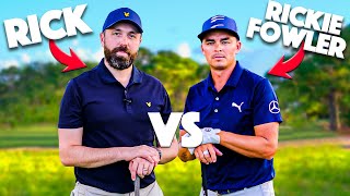 Can I beat Rickie Fowler if I start 10 under par? (Stroke play)