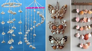 10 Seashell wall hanging craft ideas | Home decorating ideas handamde