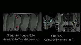 Slaughterhouse (2.0) vs. Grief (Side by Side Comparison)