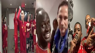 Liverpool dressing room Unseen Footage before Hendo Shuffle Mane Instagram  Salah , Firmino Lampard