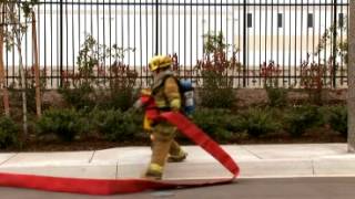 Catching a Hydrant using 4'' Hose