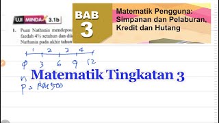 F3 Uji Minda 3.1b Bab 3 Simpanan dan Pelaburan Matematik Tingkatan 3