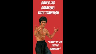 bruce lee 🐉 explains his reasons for breaking with tradition #shorts #quotes #viral #bruce lee #mma