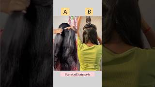 Which is the best clip hairstyle?#hacks #hairstyle #easyhairstyle #ponytail #hairtutorial #shorts