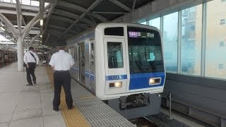 西武6000系6115F 快速急行飯能行き!!石神井公園駅発車！！