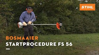 Startprocedure kantenmaaier FS 56 - STIHL Bosmaaiers