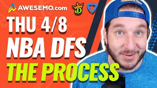 NBA DFS STRATEGY & RESEARCH PROCESS DRAFTKINGS & FANDUEL DAILY FANTASY BASKETBALL | THURSDAY APRIL 8