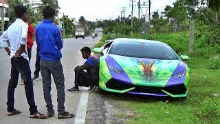 What Happens When You Park Your Crazy Lamborghini in INDIA - Mysore Vlog 1