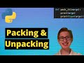 Packing and Unpacking Tuples and Dictionaries | Python Tutorial 60