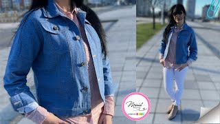 #69 CONFECCIÓN CHAQUETA DE JEANS| 2DA PARTE| PASO A PASO| TIPS QUE NO SABÍAS 🤩