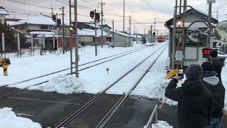 一畑電車 雪