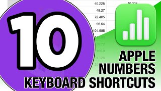 Apple Numbers - Top 10 Keyboard Shortcuts!