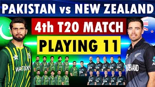 Pakistan vs New Zealand 4th T20 Playing 11 | Head to Head Record, Pakistan Playing 11, NZ Playing 11